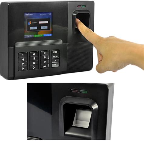 biometric fingerprint rfid card based time attendance system|biometric daily time record.